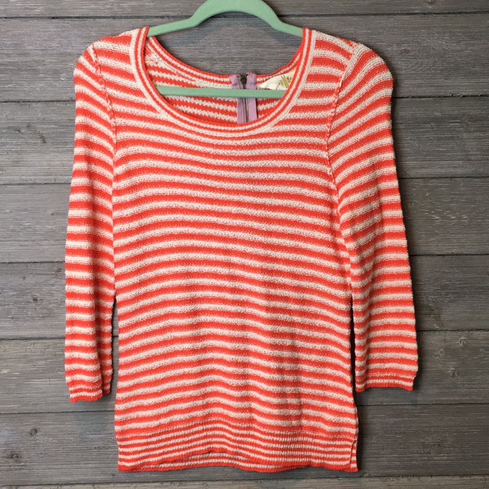 ANTHRO {hwr} • stacked latitudes shirt MEDIUM